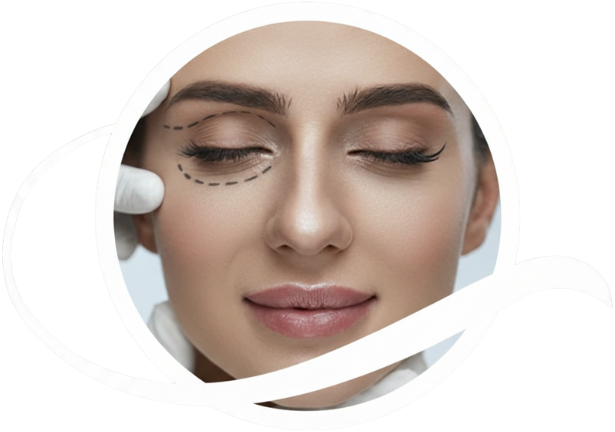 lustração de Blefaroplastia